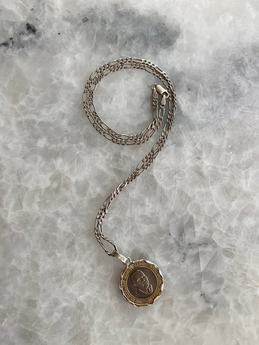 The Dual-Tone Heritage Necklace (18" adjustable strap)